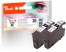 318799 - Peach Doppelpack Tintenpatronen schwarz kompatibel zu Epson T0891 bk*2, C13T08914011