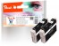320231 - Peach Doppelpack Tintenpatronen schwarz kompatibel zu Epson T0791BK*2, C13T07914010*2