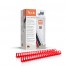 510147 - Peach Plastikbinderücken DIN A4 | 32mm | 310 Blatt | 50 Stück | rot | PB432-03